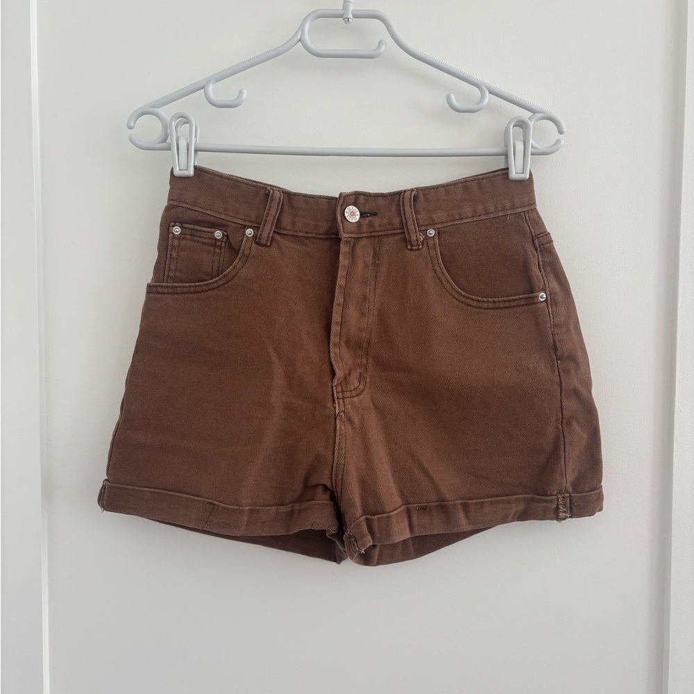 Brown Women's Jean Shorts